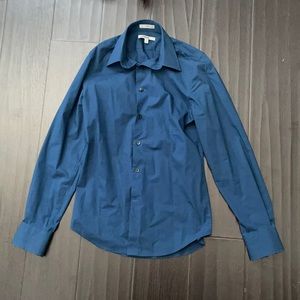 Express 1MX Dress Shirt Blue XS